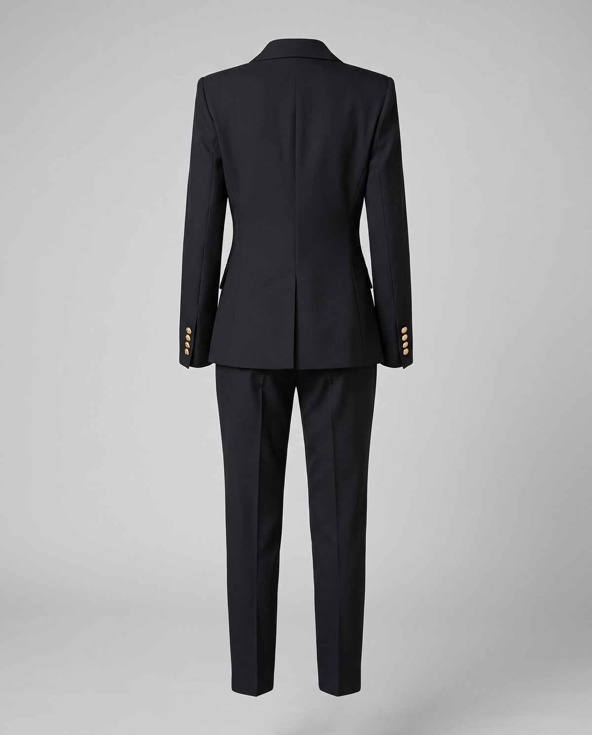 Tailleur double boutonnage vue dos HD