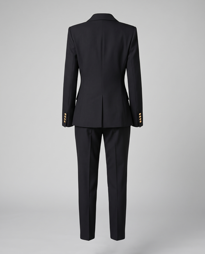 Tailleur double boutonnage vue dos HD
